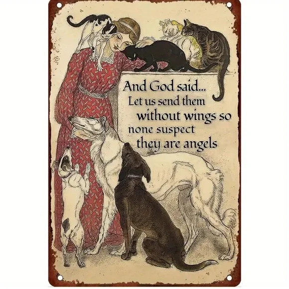 COPY - NWT ANIMALS ANGELS SIGN - Picture 7 of 7